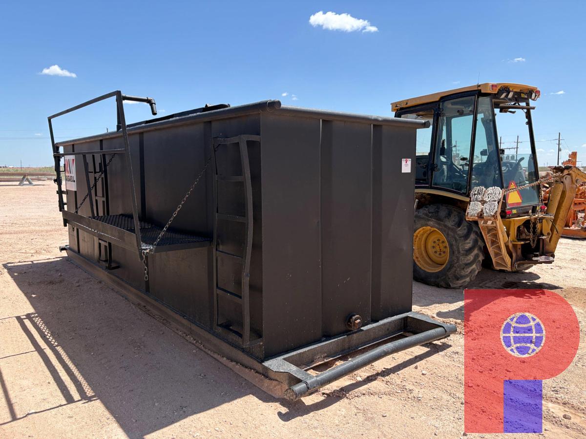 Used 20’ X 6’ X 6’ OPEN TOP FLUID TANK
