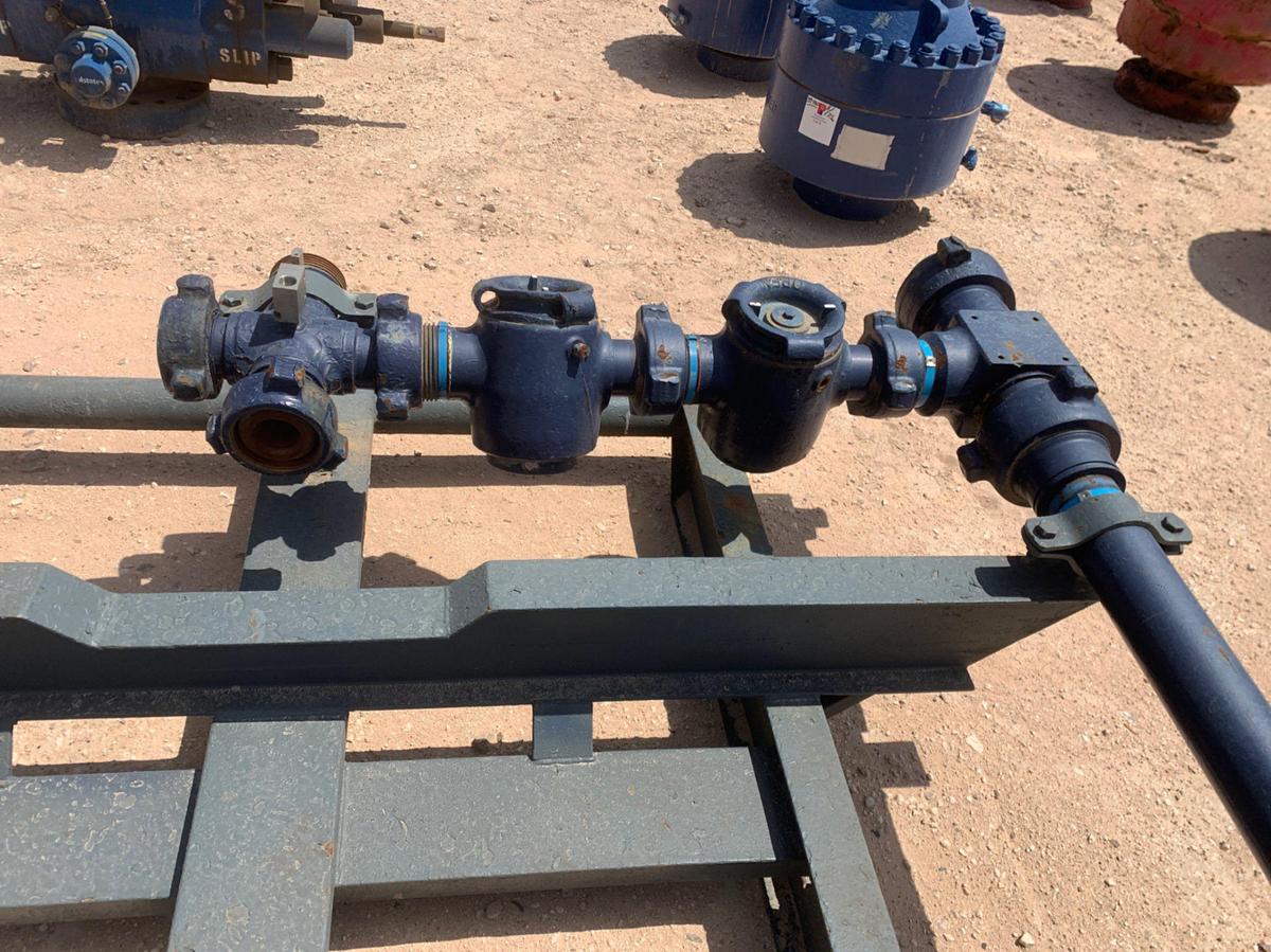 Used 4” Incomplete Skidded Choke Manifold