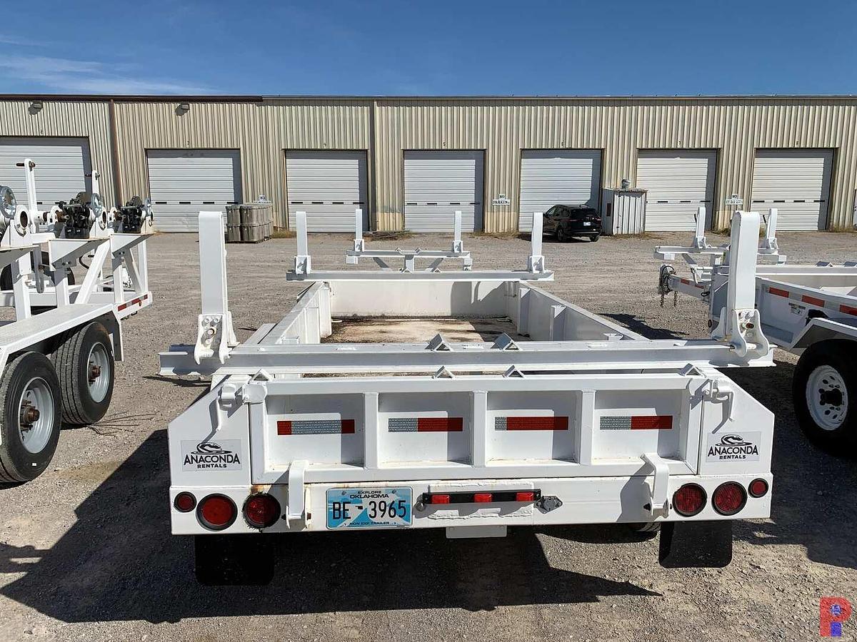 Used 2017 BROOKS BROTHERS TRAILERS 21’ T/A PINTLE HITCH POLE TRAILER
