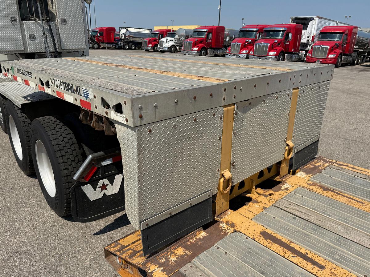 Used 2013 TRAIL KING TK54MG-482 T/A DBL DROP DECK RGN LOWBOY TRAILER