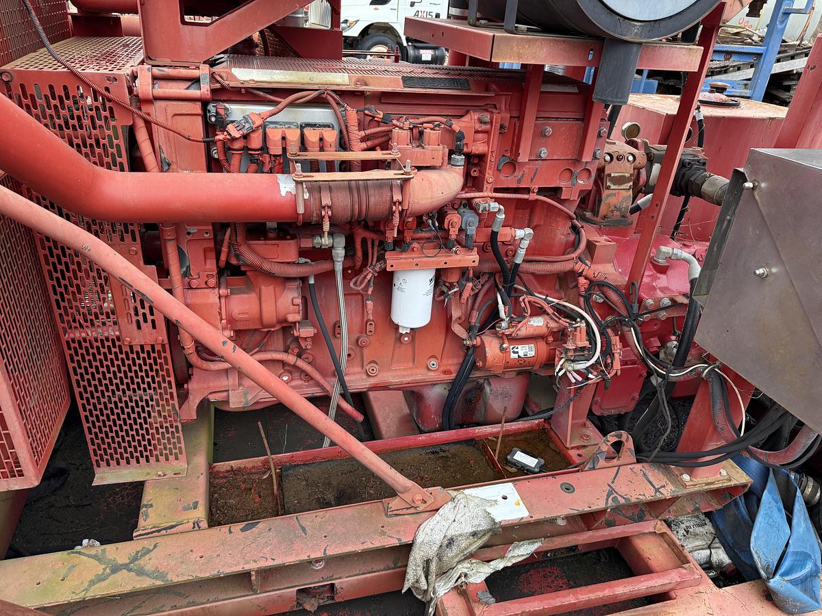 Used 26’ X 92” WELL SERVICE PUMP SKID W/ CUMMINS QSX15 400 HP & ALLISON HT750 POWER UNIT