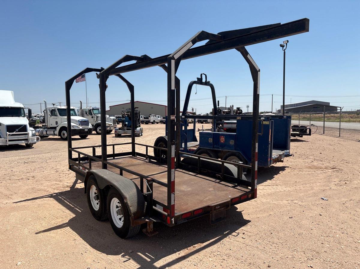 Used 14’ x 6’ t/a bumper pull monorail trailer