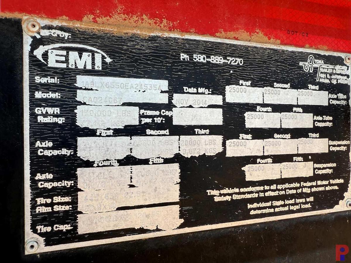 Used 2015 HYDRA RIG HR6100 15K 2-3/8" COIL TUBING TRAILER