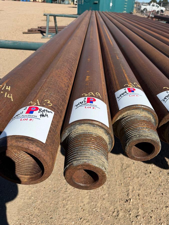 Used 6-1/4" OD X 2-1/4" ID X 29.9' L SGL. RECESS SLICK DRILL COLLAR W/ 4-1/2" XH CONN.