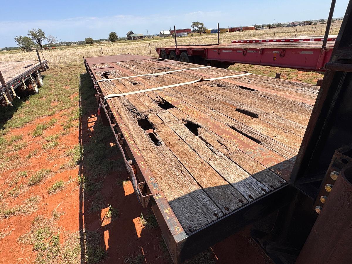 Used 40' OILFIELD STEP DECK TRAILER