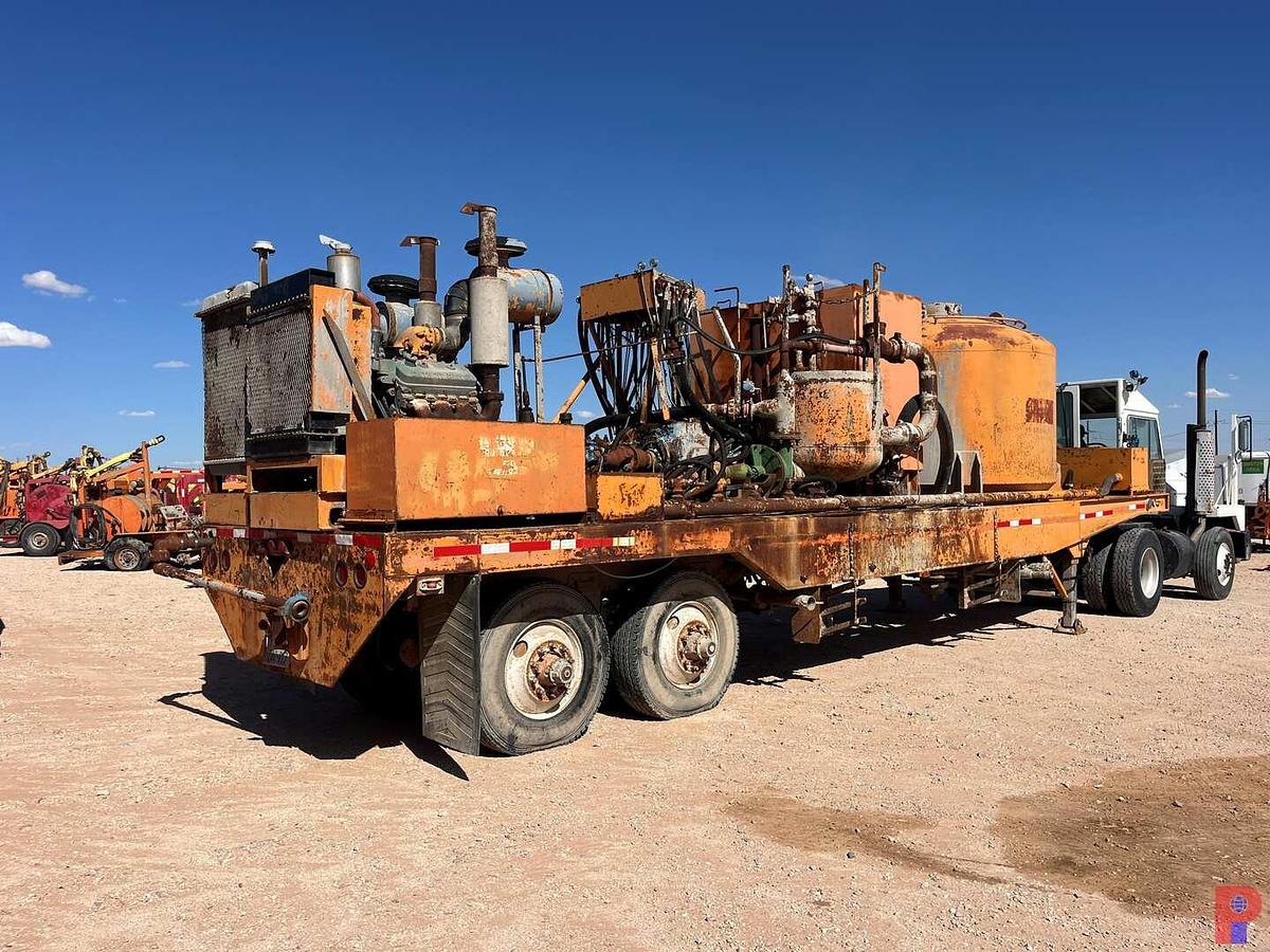 Used 2010 SHOPBUILT T/A CEMENT PUMP TRAILER