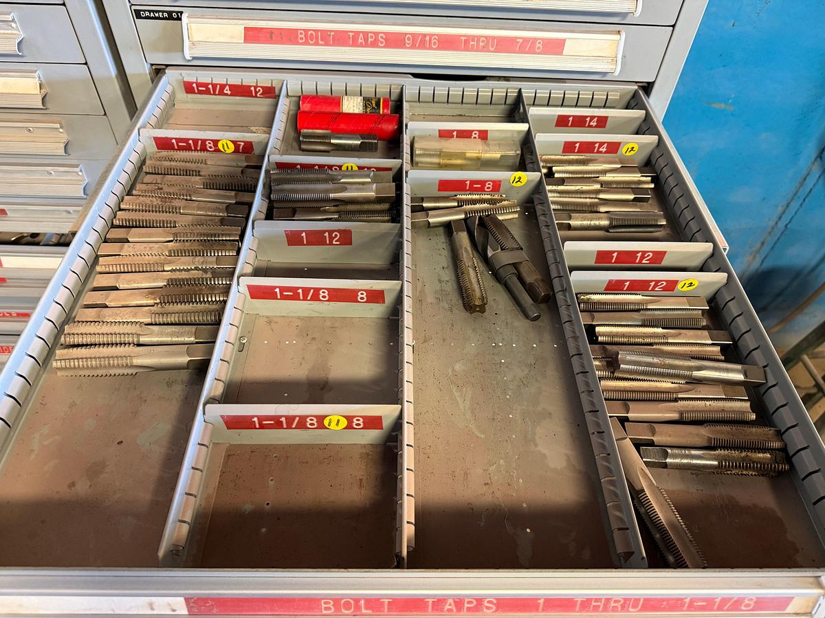 Used LYON MSS II 10-DRAWER ROLLING TOOL BOX W/ MACHINE SHOP TOOLS
