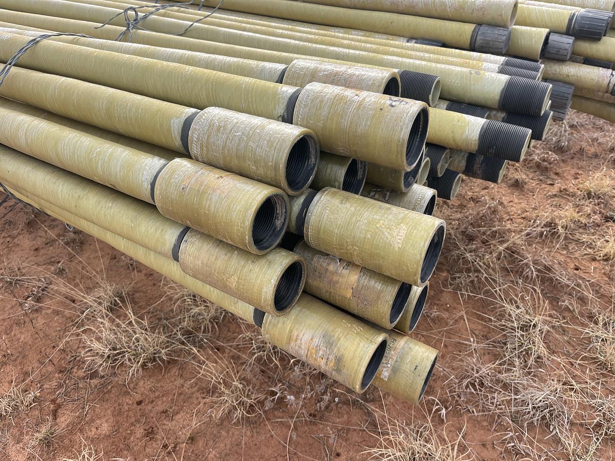 Used (600 FT.) 20 JTS. OF UNUSED NOV STAR AMINE 2-3/8" FIBERGLASS PIPE