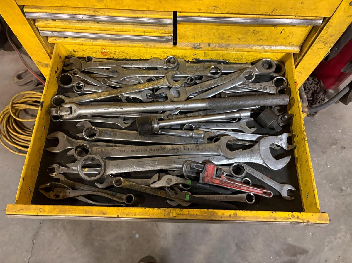 Used US GENERAL 5-DRAWER ROLLING TOOLBOX W/ CONTENTS