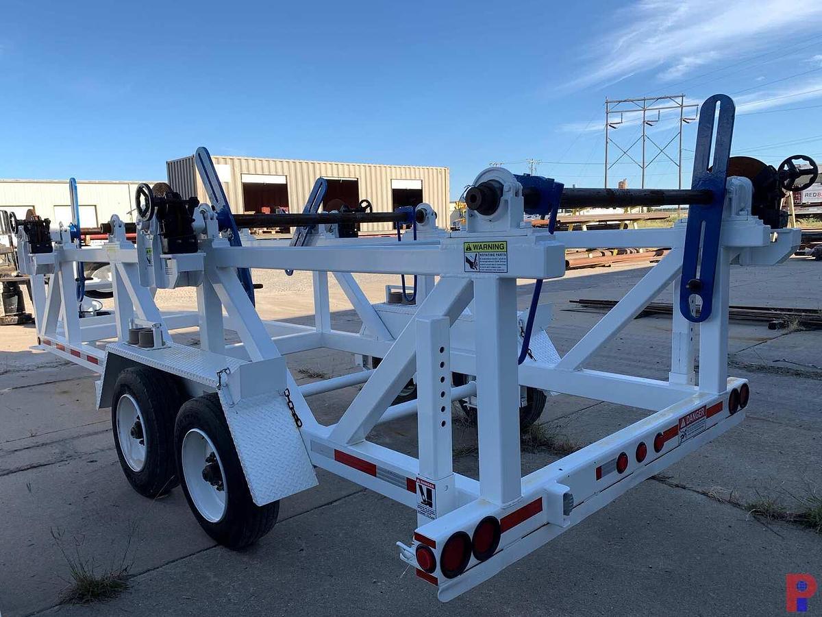 Used 2012 WAGNER SMITH EQUIPMENT CO. 26’ T/A PINTLE HITCH 4 REEL TRAILER