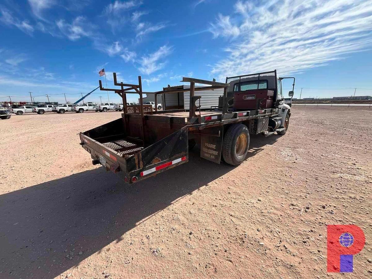 Used 2007 INTERNATIONAL  DURASTAR 4200 S/A DAYCAB FLATBED TRUCK (INOPERABLE)