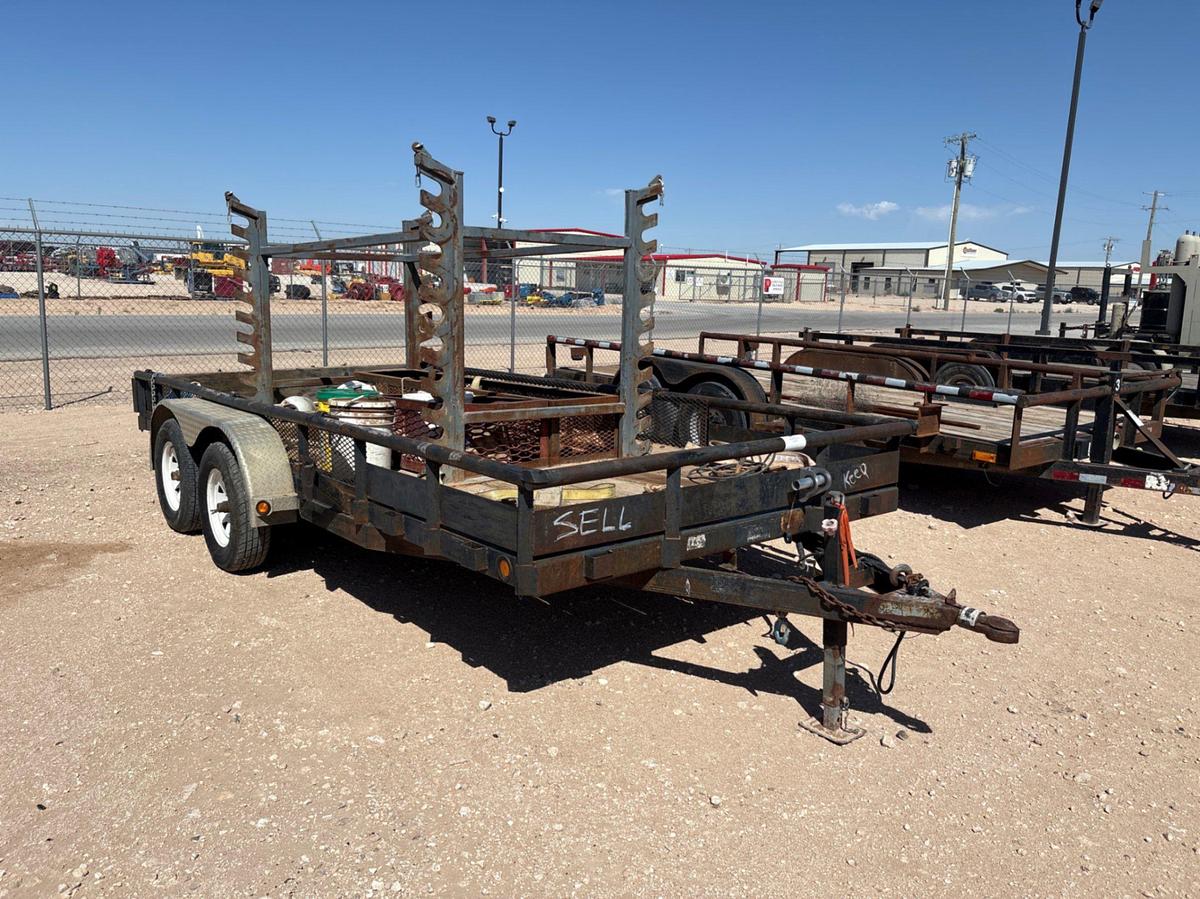Used PJ 16’ X 7’ T/A BUMPER PULL TOOL TRAILER