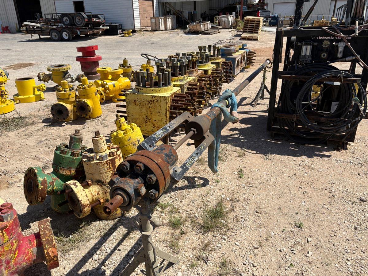 Used Bearing service & supply 5’ x 3.5’ pneumatic grease injection skid w/ lubricator