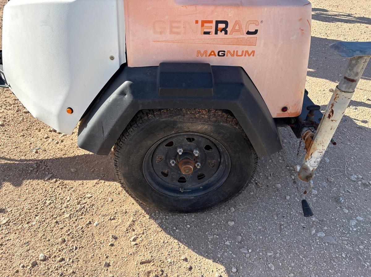 Used 2017 GENERAC MOBILE PRODUCTS MLT6SMDS 6KW S/A BUMPER PULL LIGHT TOWER