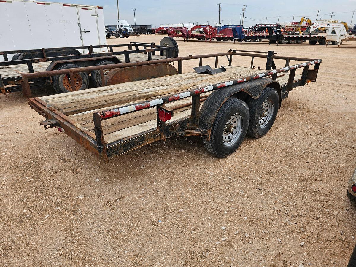 Used 2011 C&M TRAILERS 16’ X 7’ T/A BUMPER PULL UTILITY TRAILER