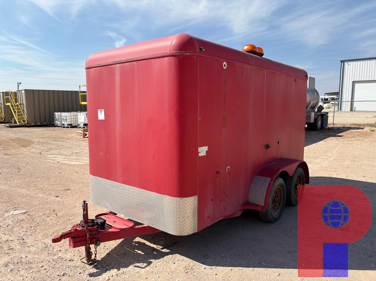 Used 2014 TITAN TRAILER MFG. 12’ X 6’ T/A BUMPER PULL ENCLOSED CARGO TRAILER