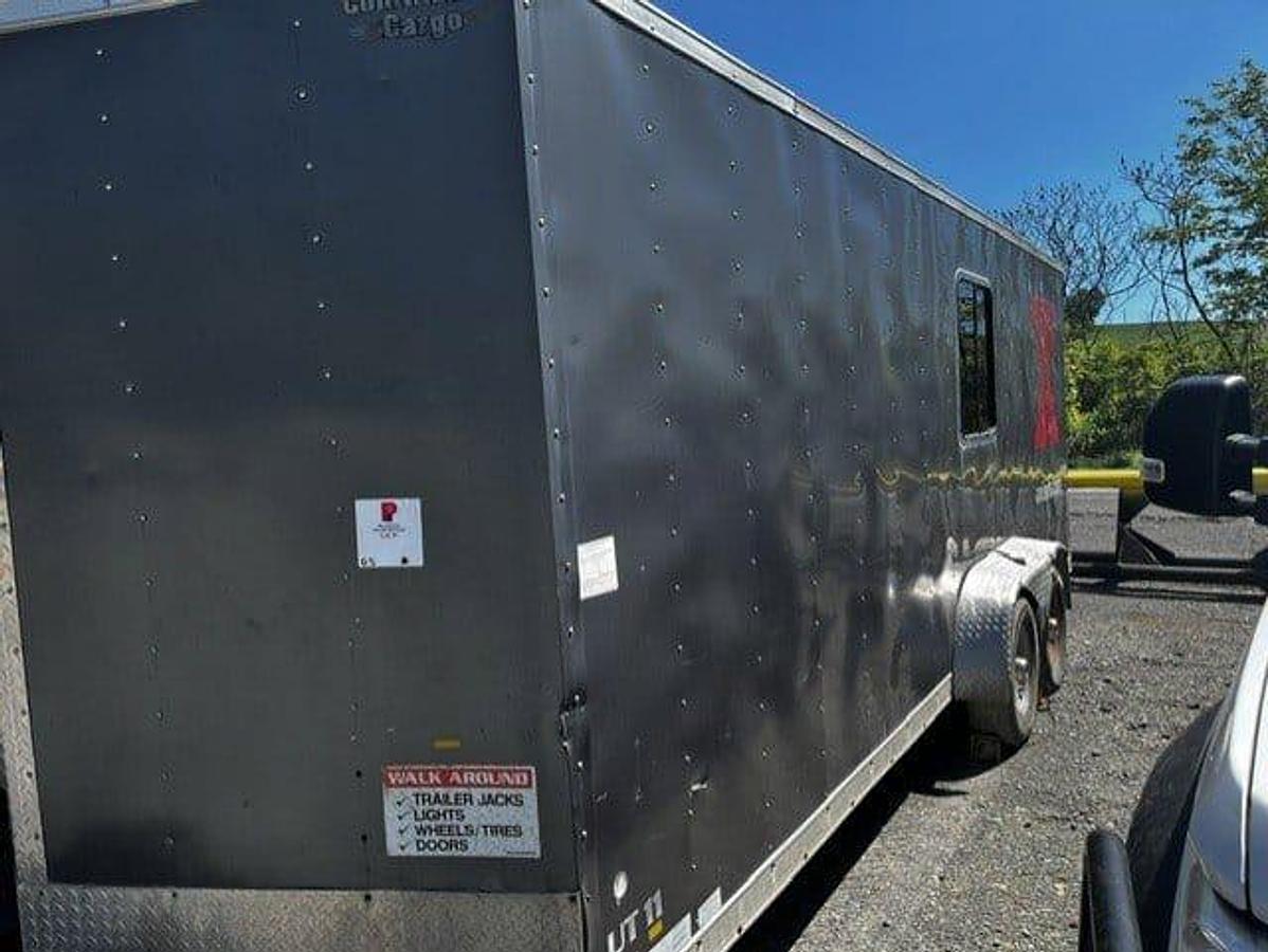 Used 2015 FOREST RIVER 20' X 7' T/A DOGHOUSE BP TRAILER