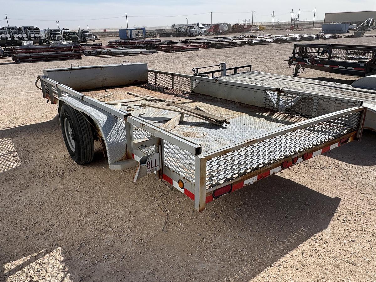 Used 2011 16’ x 7’ T/A BUMPER PULL UTILITY TRAILER