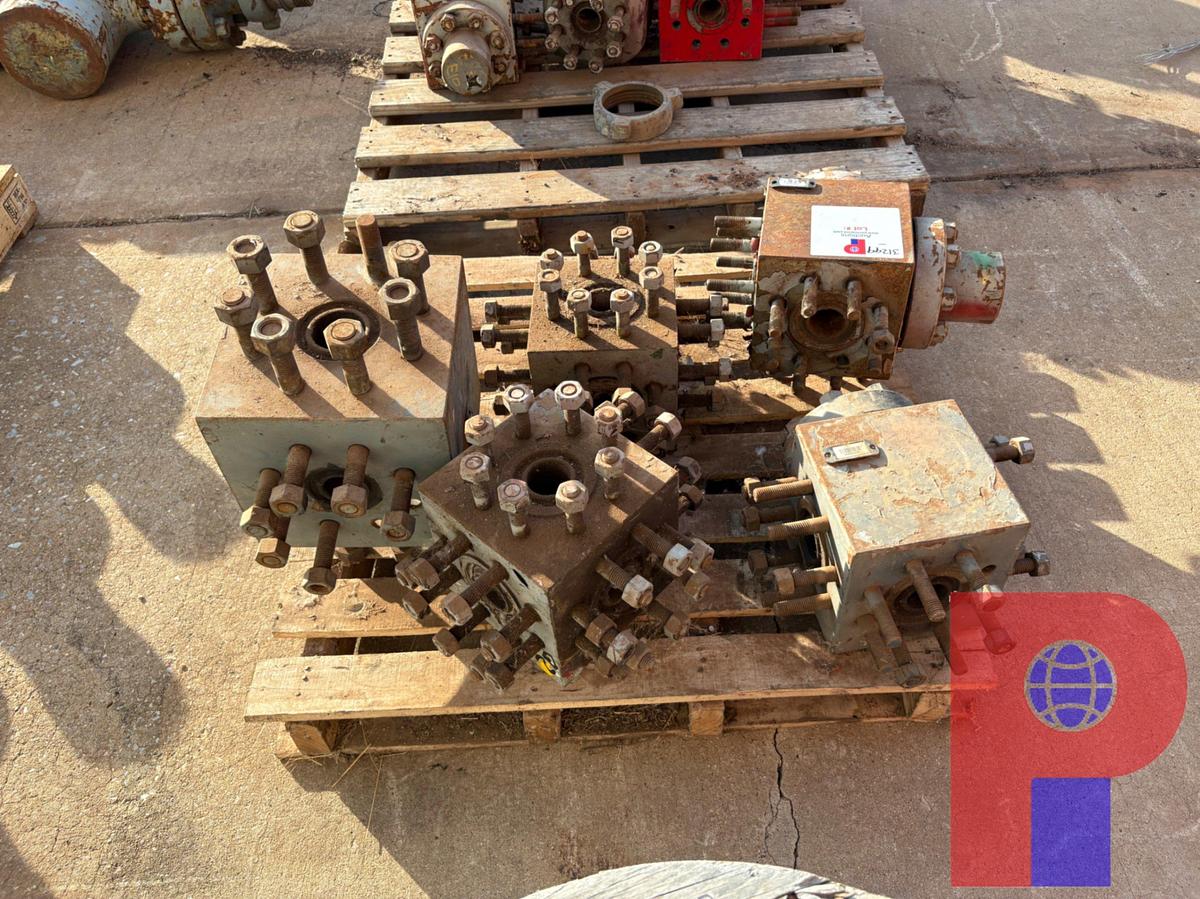 Used (5X$) 2-1/16” 15K & 10K FLUID CROSSES