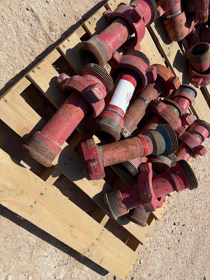 Used (10 x $) 3” x 1’L FIG 1002 10K WP FLOW IRON PUP JOINTS
