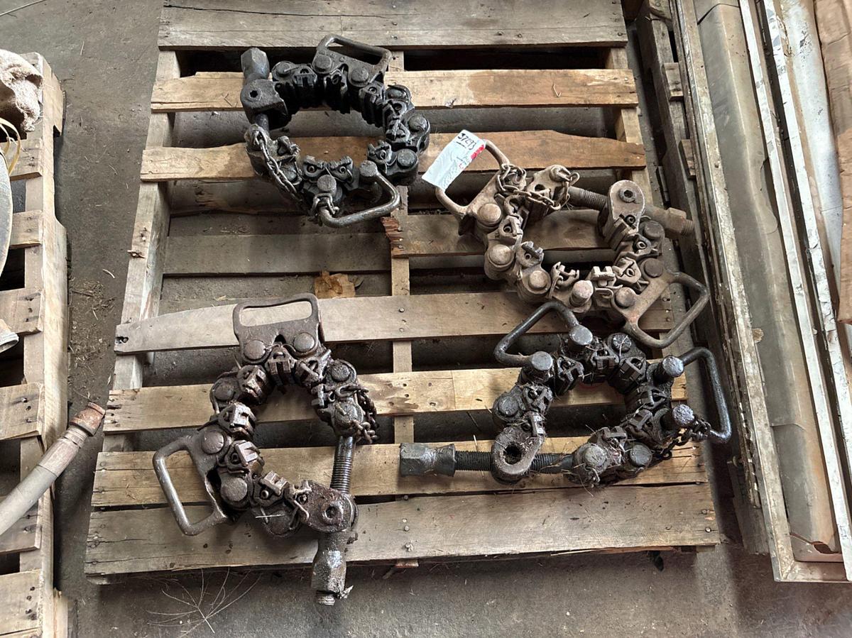 Used (4) assorted safety clamps