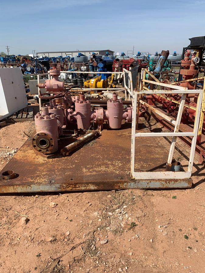 Used 14’ x 8’ Skidded Choke Manifold