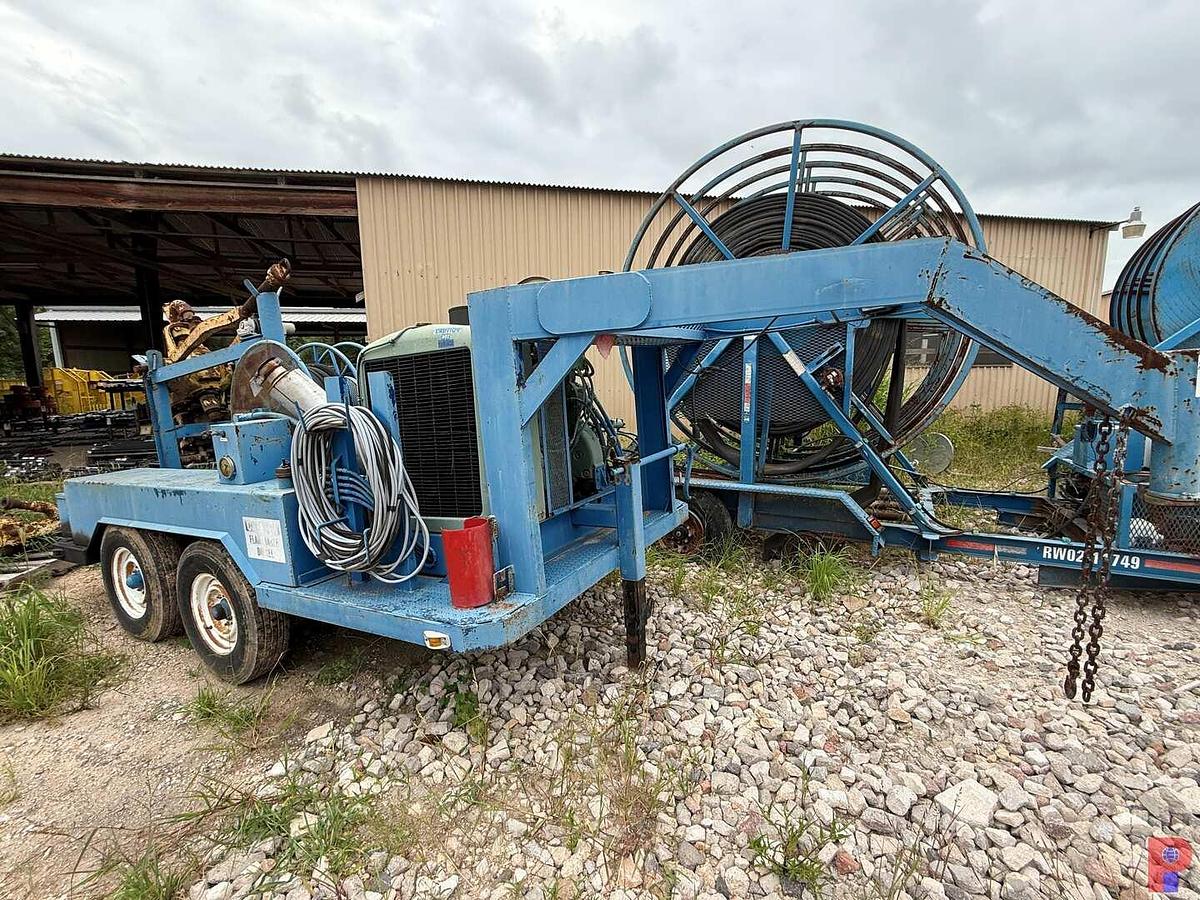Used EVCO 85 TON POWER SWIVEL MTD. ON 19’ T/A GOOSENECK TRAILER