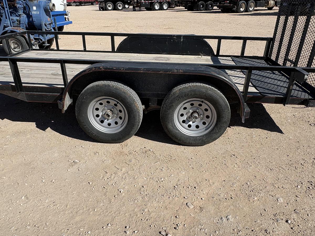 Used 2021 14’ x 6.5’ T/A BUMPER PULL UTILITY TRAILER