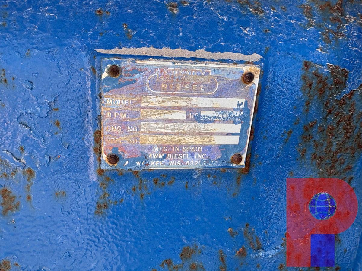 Used BERKELEY B4EY 3” X 4” CENT PUMP P/B: DIESEL ENGINE