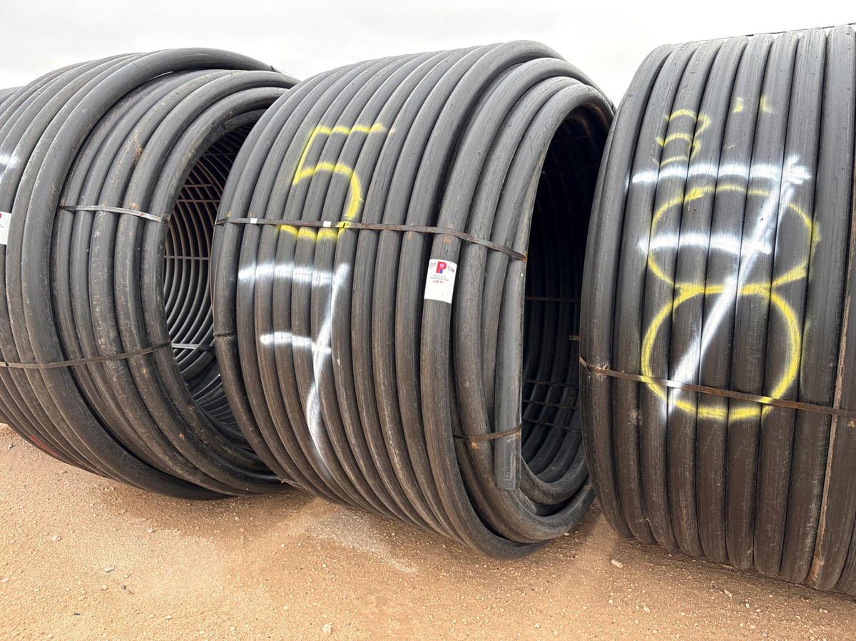 Used APPROX. 1000’ ROLL OF 3” IPS DR 7 POLY PIPE