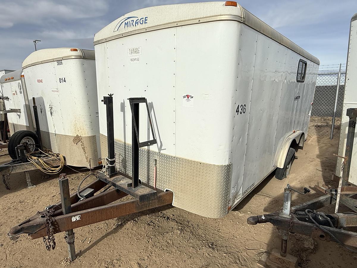 Used 2006 MIRAGE TRAILERS 16’ T/A BUMPER PULL DOGHOUSE TRAILERS