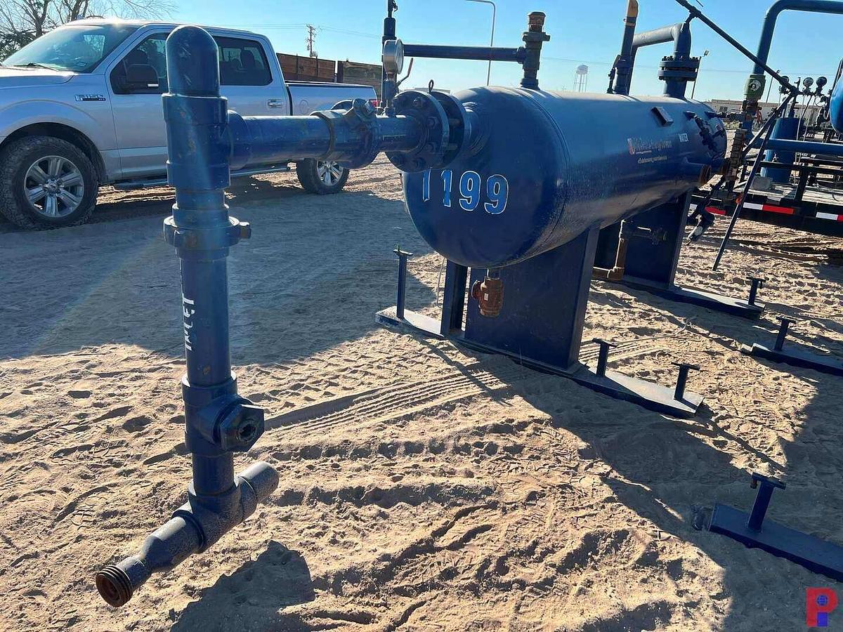 Used 10’ X 30” 1440PSI HORIZONTAL SEPARATOR
