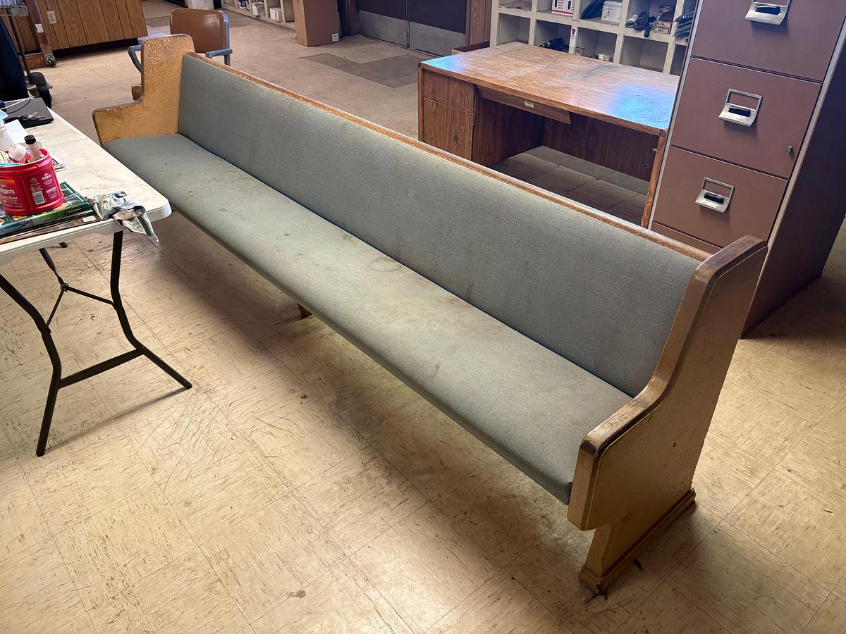 Used (2) 10’L church pews