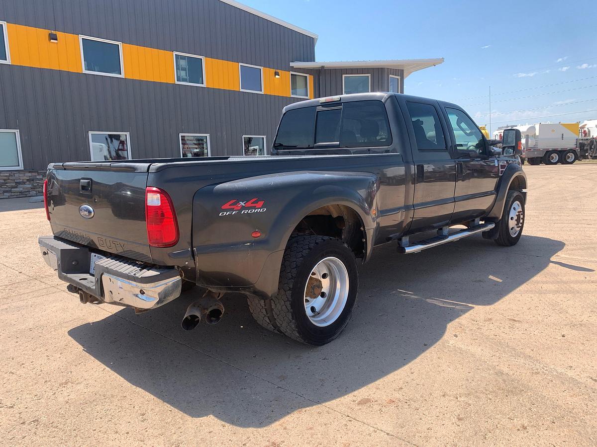 Used 2008 FORD F-450 SD LARIAT DIESEL 4X4 CREW CAB TRUCK