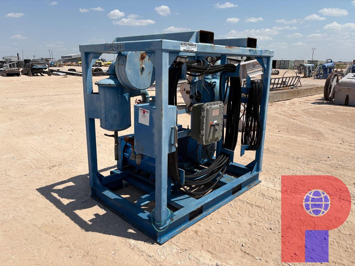 Used NATIONAL VACUUM EQUIPMENT 30HP PORTABLE VACUUM UNIT