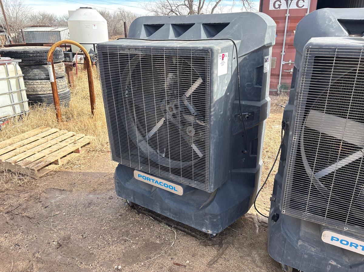 Used Portacool cyclone 160 water cooled shop fan