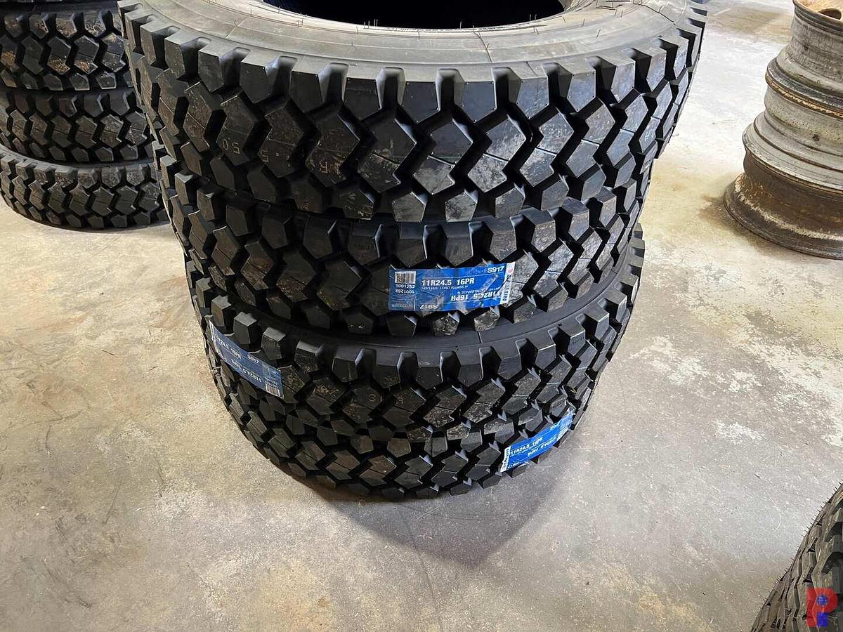 Used 4 - UNUSED SAILUN 11R24.5 TIRES