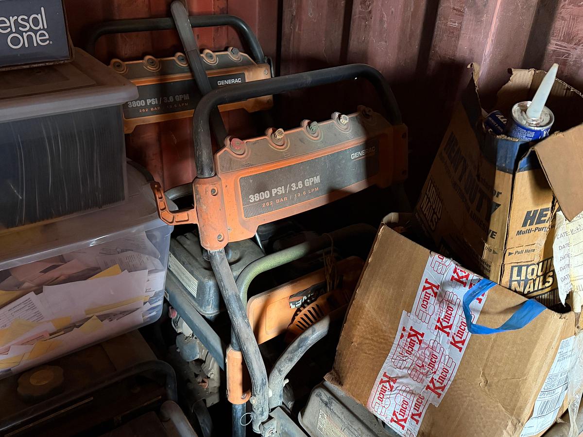 Used 20' SEA CONTAINER WITH CONTENTS