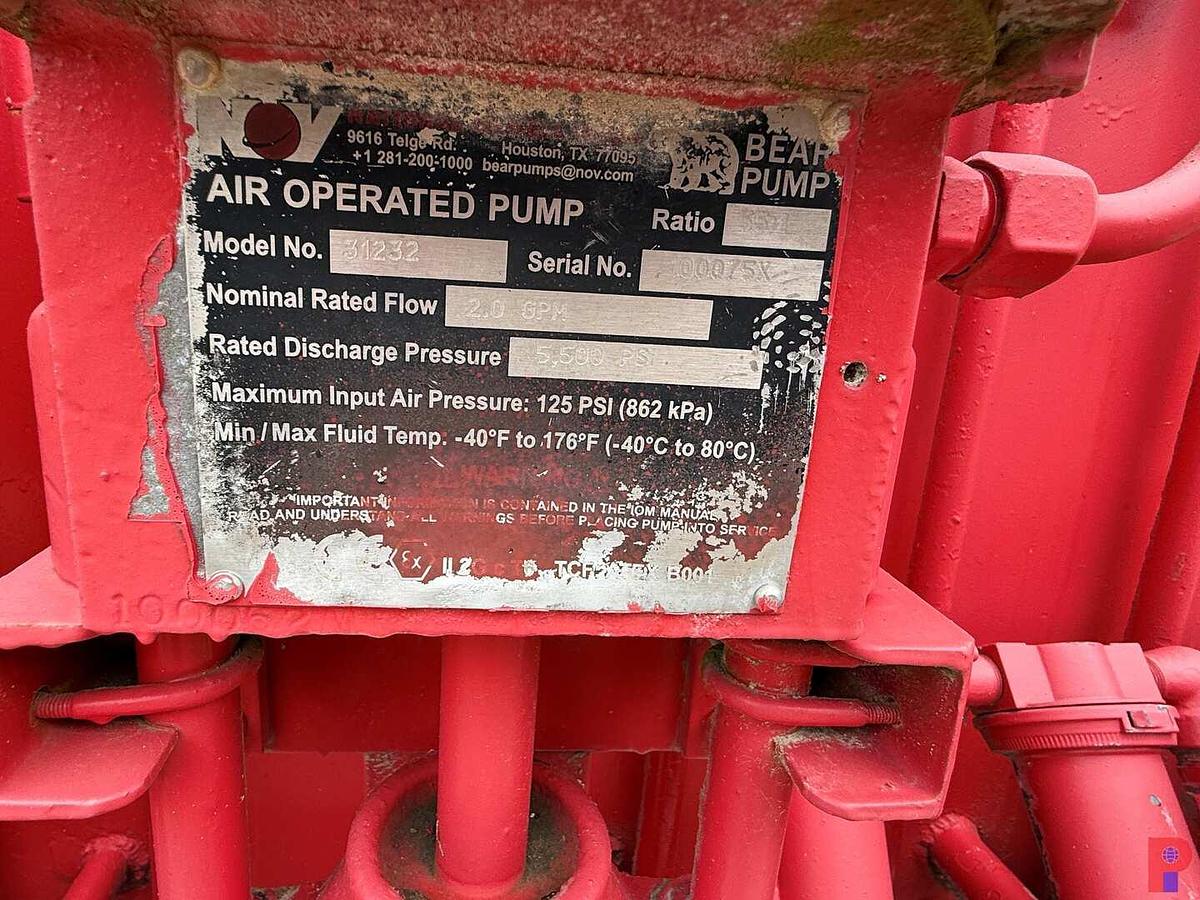 Used BPMF MOD. 720-6 3K PSI 12-BOTTLE 6-STATION ACCUMULATOR CLOSING UNIT SKIDDED