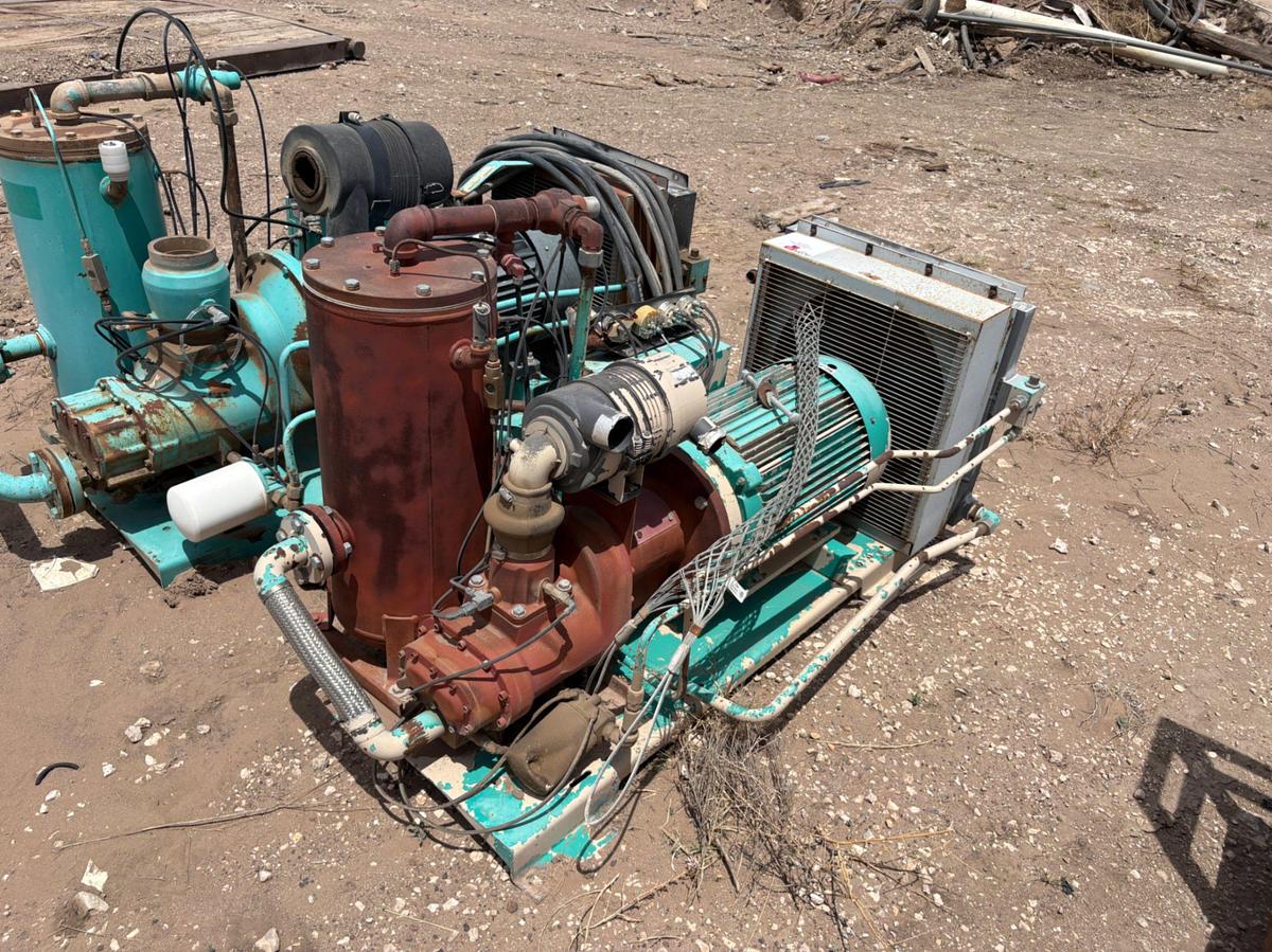 Used (2) Sullivan palatek DG-series rotary screw air compressors