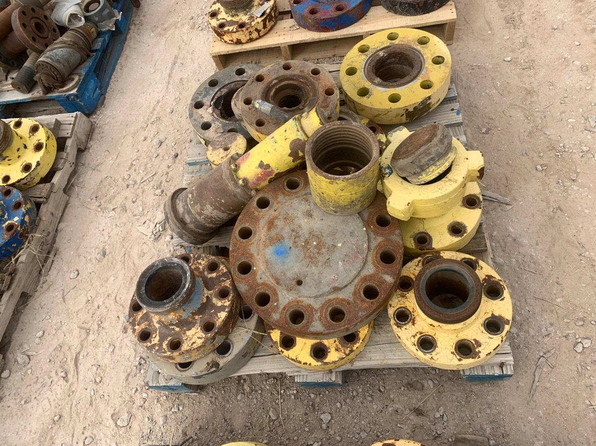 Used (5) Pallets of Assorted Weco Flanges 2” 10k to 4” 15k