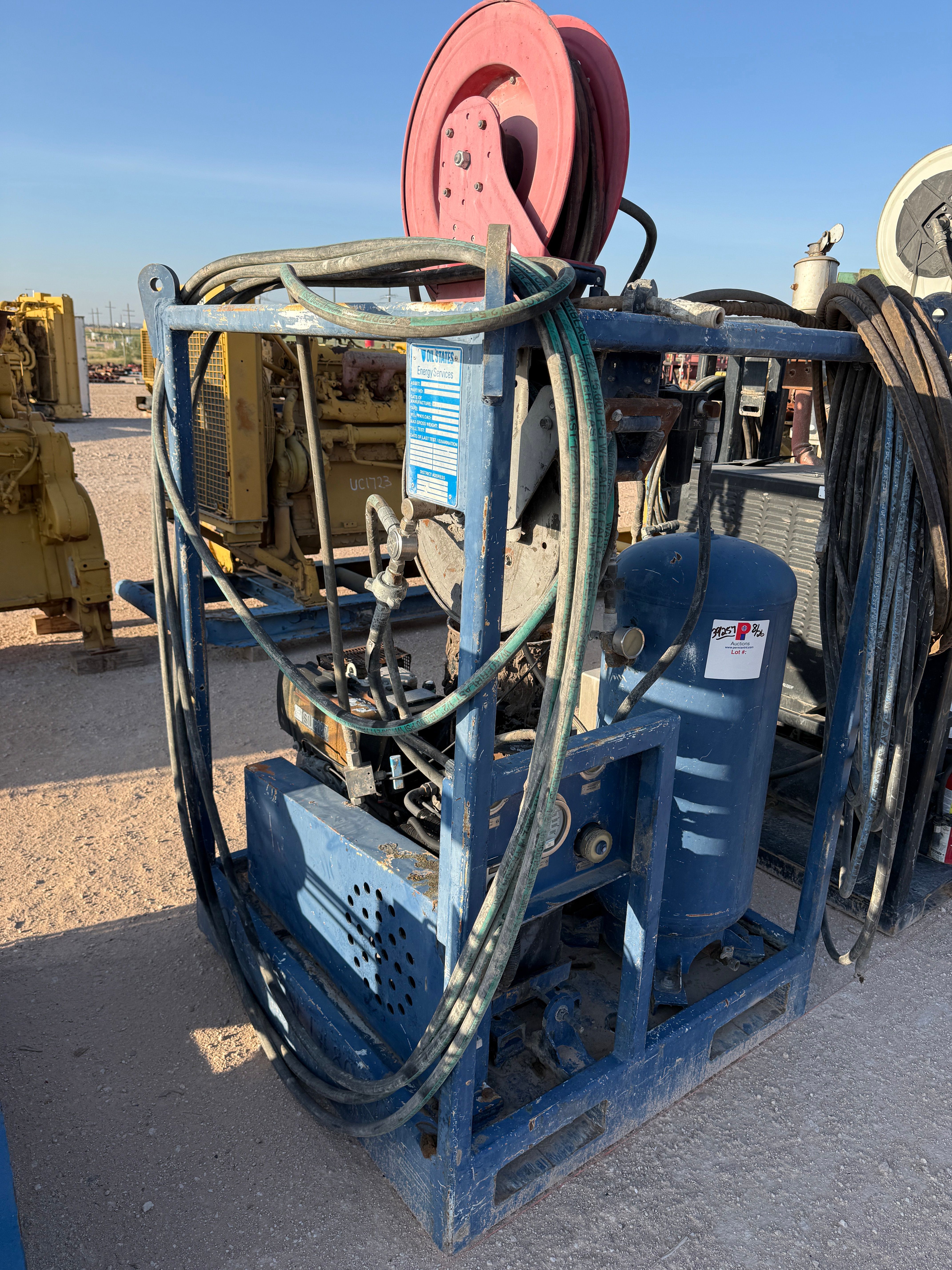 Used SELF CONTAINED 20K WP GREASE INJECTION UNIT P/B HATZ SUPRA DIESEL ENGINE (NO GREASE AIR PUMP)