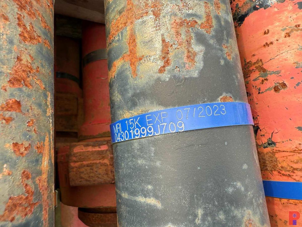 Used (25 X $) (25) 10’ JTS. OF 3” FIG 1502 15K WP FLOW IRON