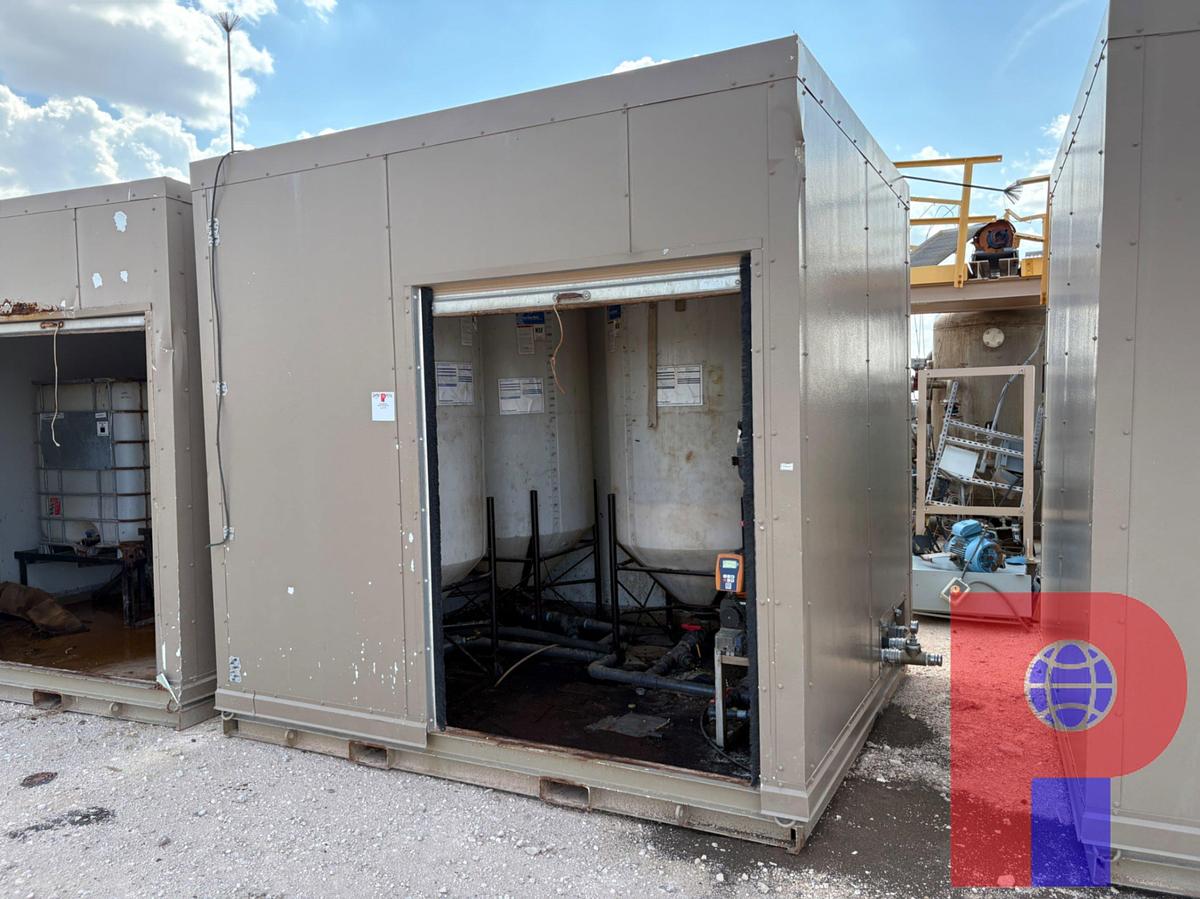 Used 10’L X 8’4”W X 9’8”H CHEM SHED