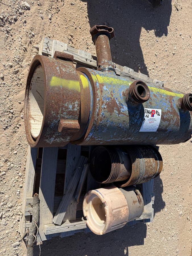 Used (2) MULTI-SIZE SINGLE PLUG CEMENT HEADS & SUBS