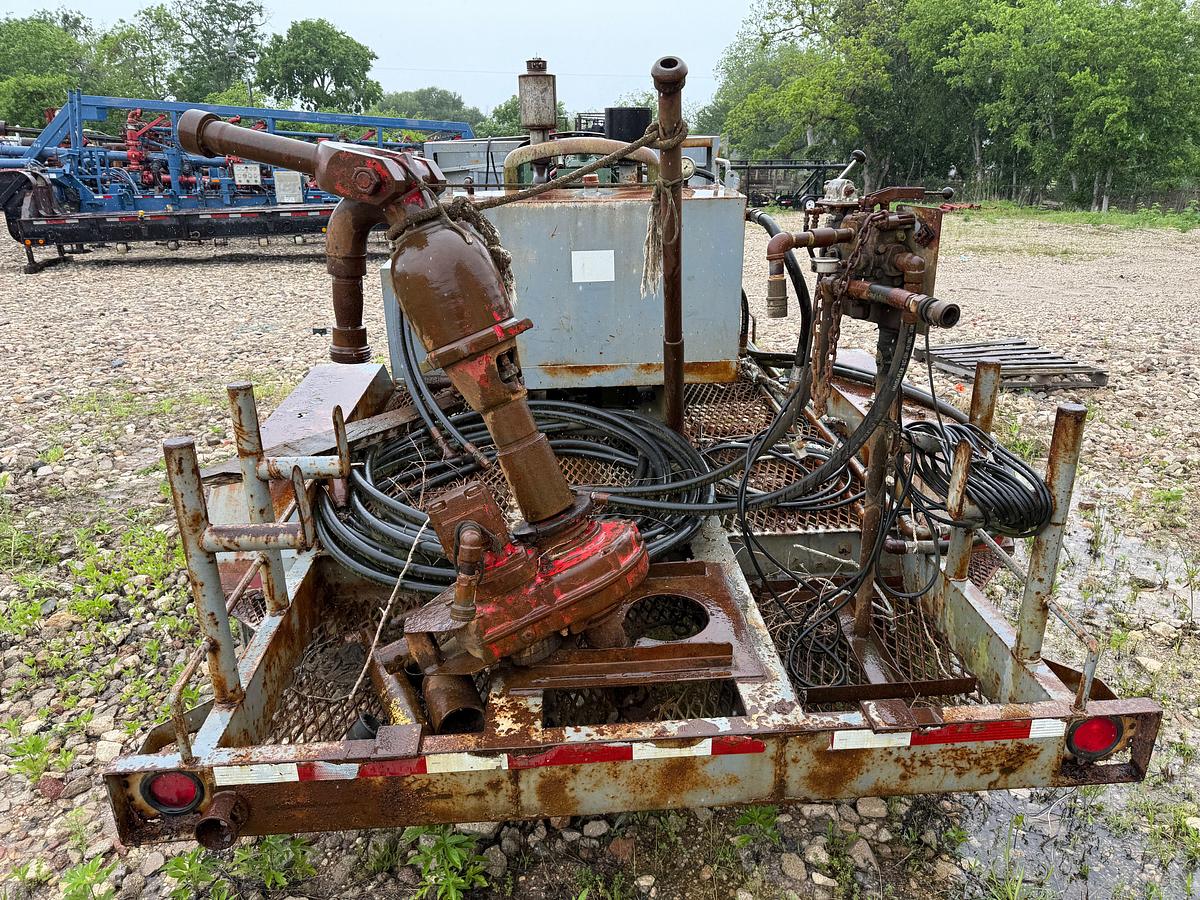 Used KING 53GA POWER SWIVEL MTD ON T/A GOOSENECK.TRAILER