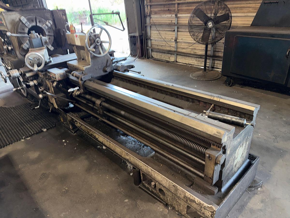 Used KURAKI LC 12-30 156”x24” TABLE HORIZONTAL MACHINE LATHE