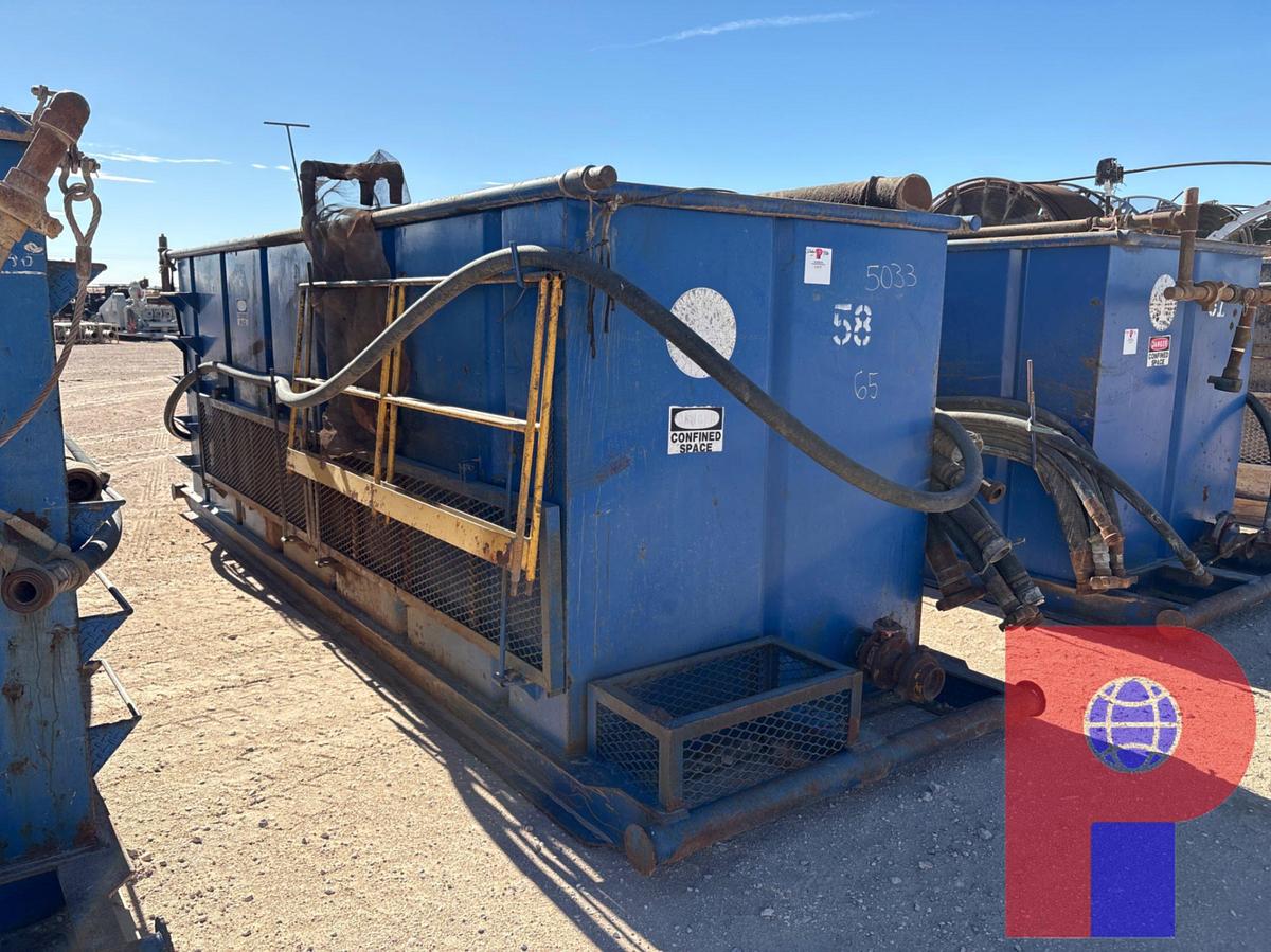 Used 18’ x 6’ x 6’ open top fluid tank
