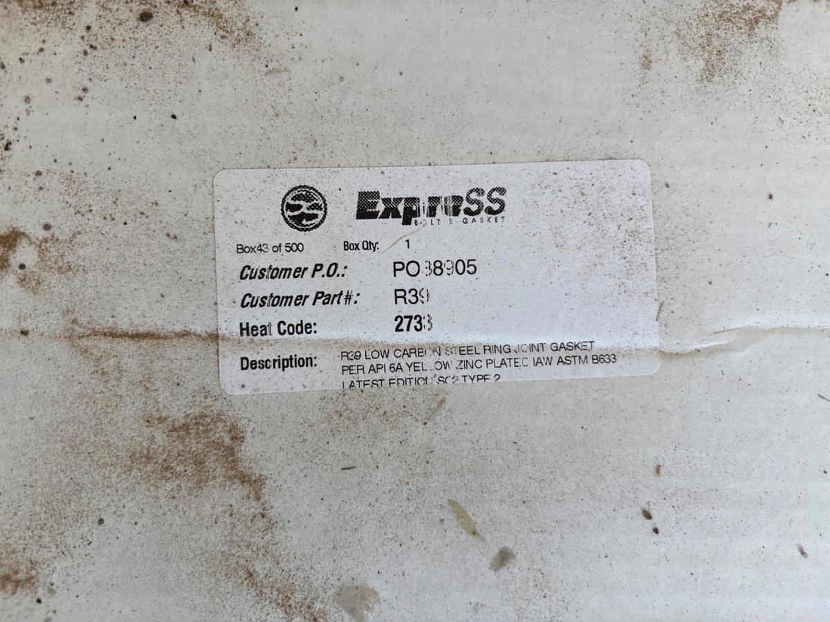 Used (2 pallets) of assorted casing hangers, ring gaskets, stud bolts, etc