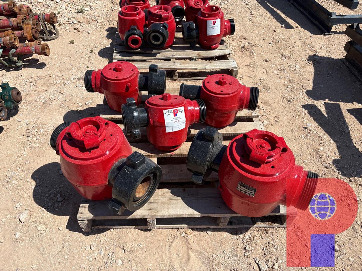 Used (5X$) (2) PHOINIX 4” 1502 PLUG VALVES & (3) 3” 1502 PLUG VALVES